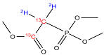 13C2, 2H2]-(Dimethoxyphosphinyl)acetic acid methyl ester